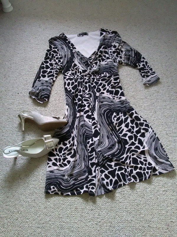 black midi dress size 20